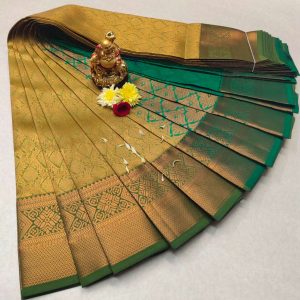 soft silk - gold green
